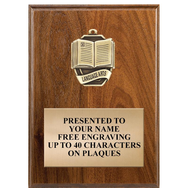 5X7 MEDALLION PLAQUE