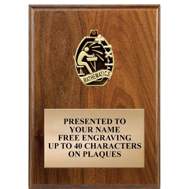 5X7 MEDALLION PLAQUE