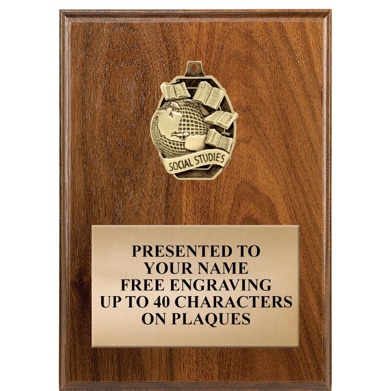 5X7 MEDALLION PLAQUE