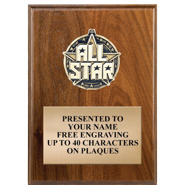 5X7 MEDALLION PLAQUE
