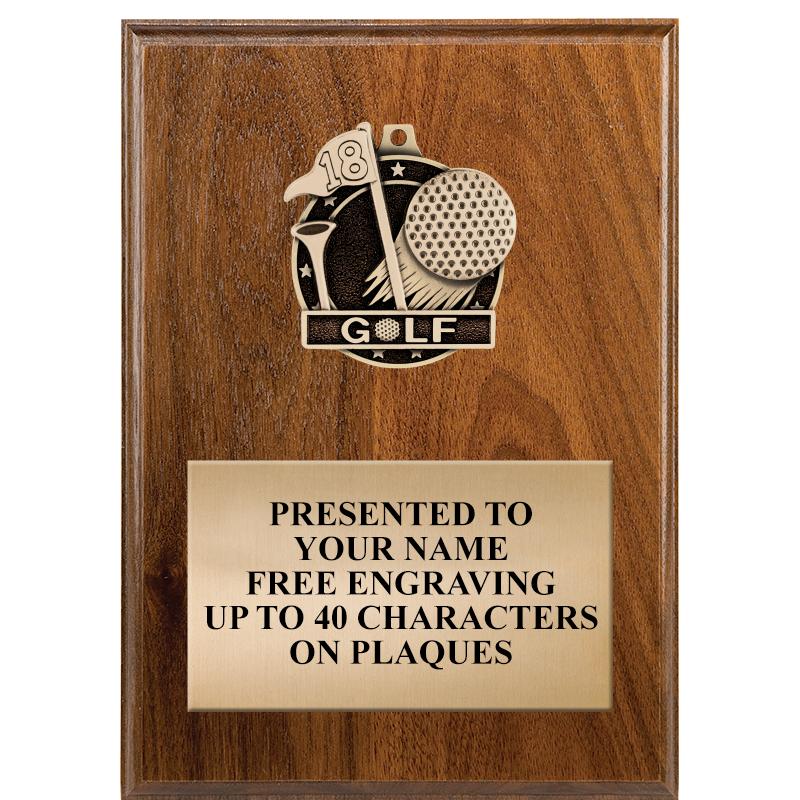 5X7 MEDALLION PLAQUE