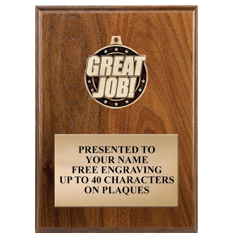 5X7 MEDALLION PLAQUE