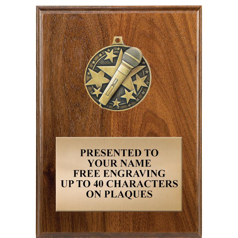 5X7 MEDALLION PLAQUE