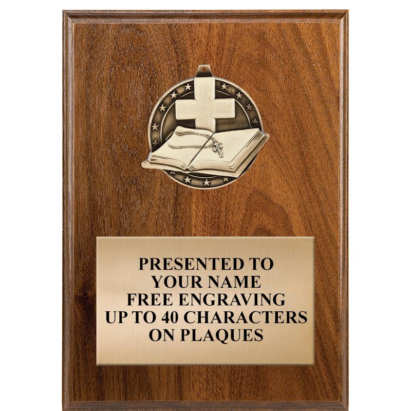 5X7 MEDALLION PLAQUE