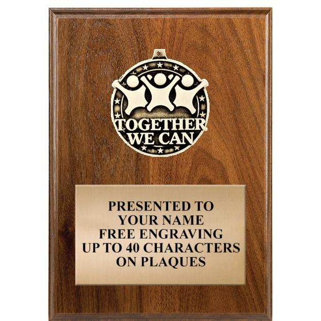 5X7 MEDALLION PLAQUE