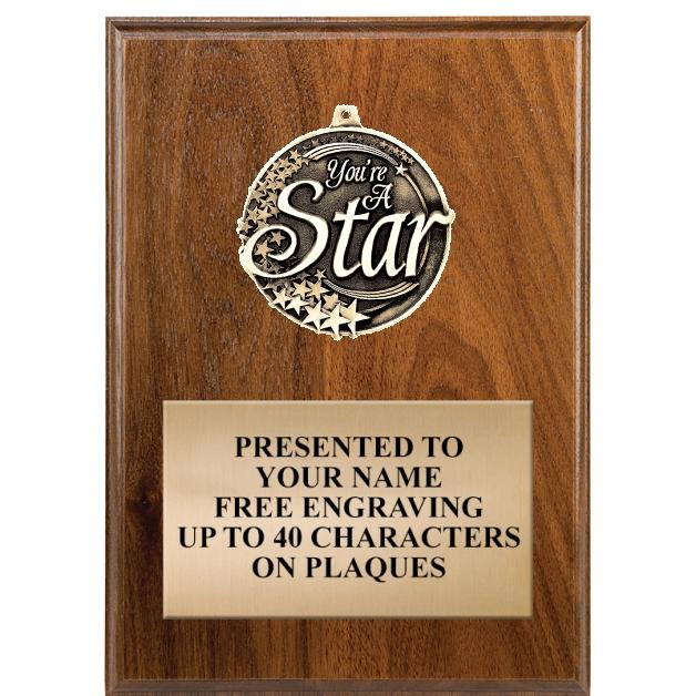 5X7 MEDALLION PLAQUE