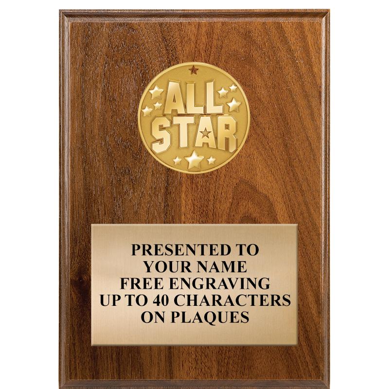 5X7 MEDALLION PLAQUE