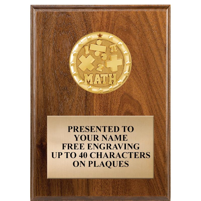 5X7 MEDALLION PLAQUE