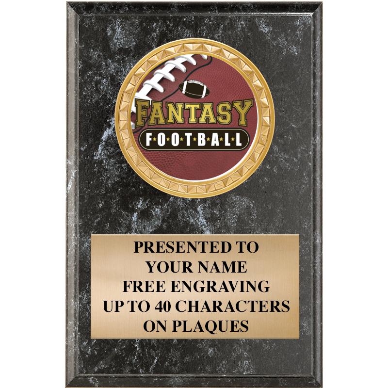 4" X 6" BLK MBL INSERT PLQ