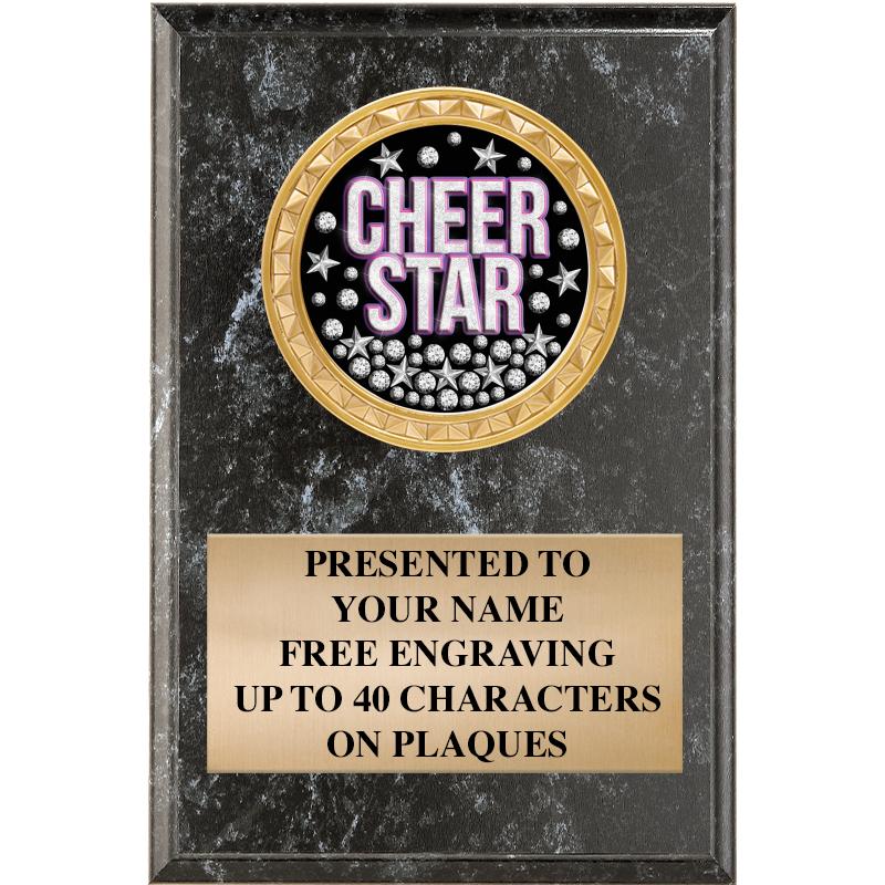 Cheerleading Plaques Crown Awards