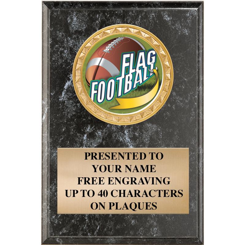 4" X 6" BLK MBL INSERT PLQ