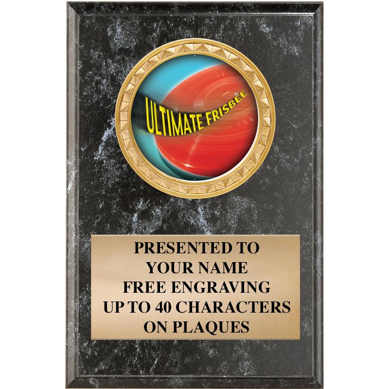 4" X 6" BLK MBL INSERT PLQ