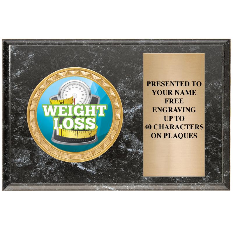 6" X 4" BLACK MBL INSERT PLQ