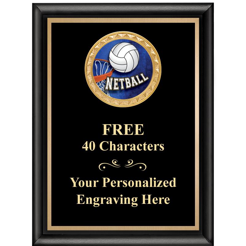 6X8 BLK SHINY EXEC INSERT PLQ