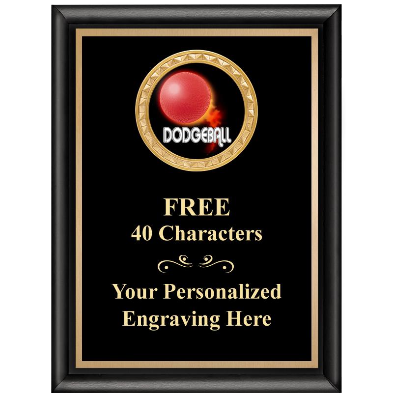 6X8 BLK SHINY EXEC INSERT PLQ