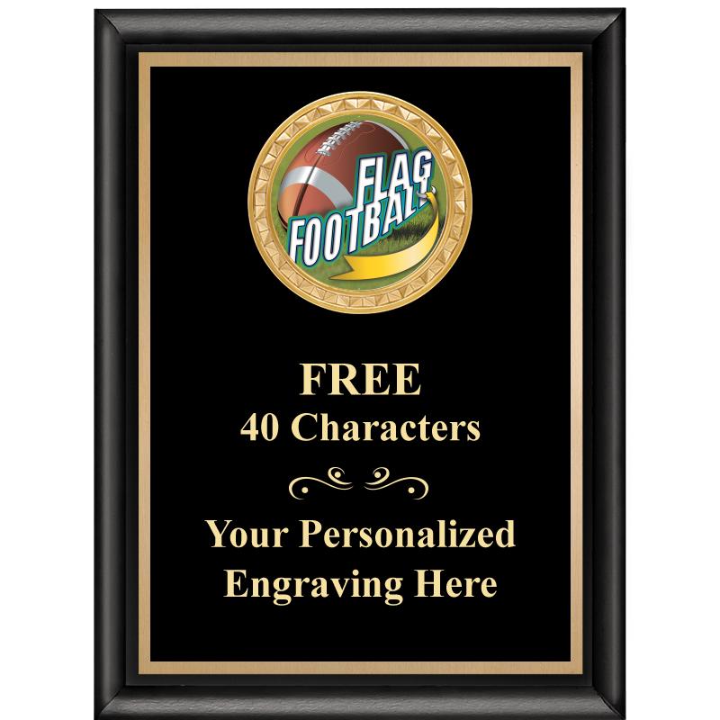 6X8 BLK SHINY EXEC INSERT PLQ