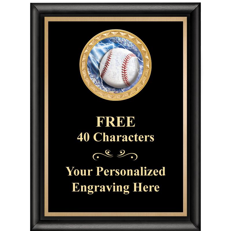Baseball Plaques Crown Awards