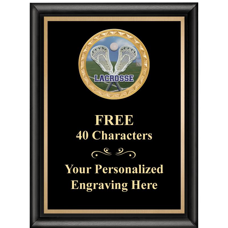 6X8 BLK SHINY EXEC INSERT PLQ