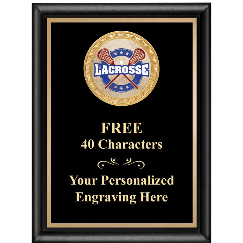 6X8 BLK SHINY EXEC INSERT PLQ