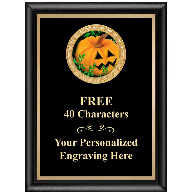 6X8 BLK SHINY EXEC INSERT PLQ