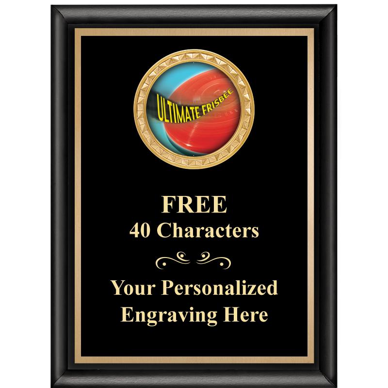 6X8 BLK SHINY EXEC INSERT PLQ