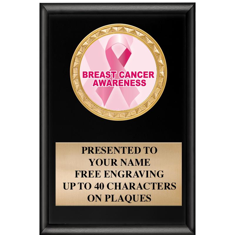 4" X 6" SHINY BLACK INSERT PLQ