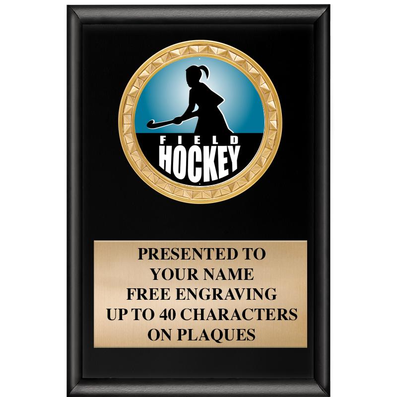 4" X 6" SHINY BLACK INSERT PLQ