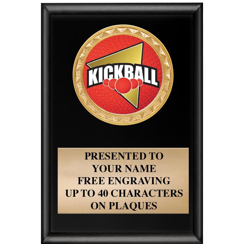 4" X 6" SHINY BLACK INSERT PLQ