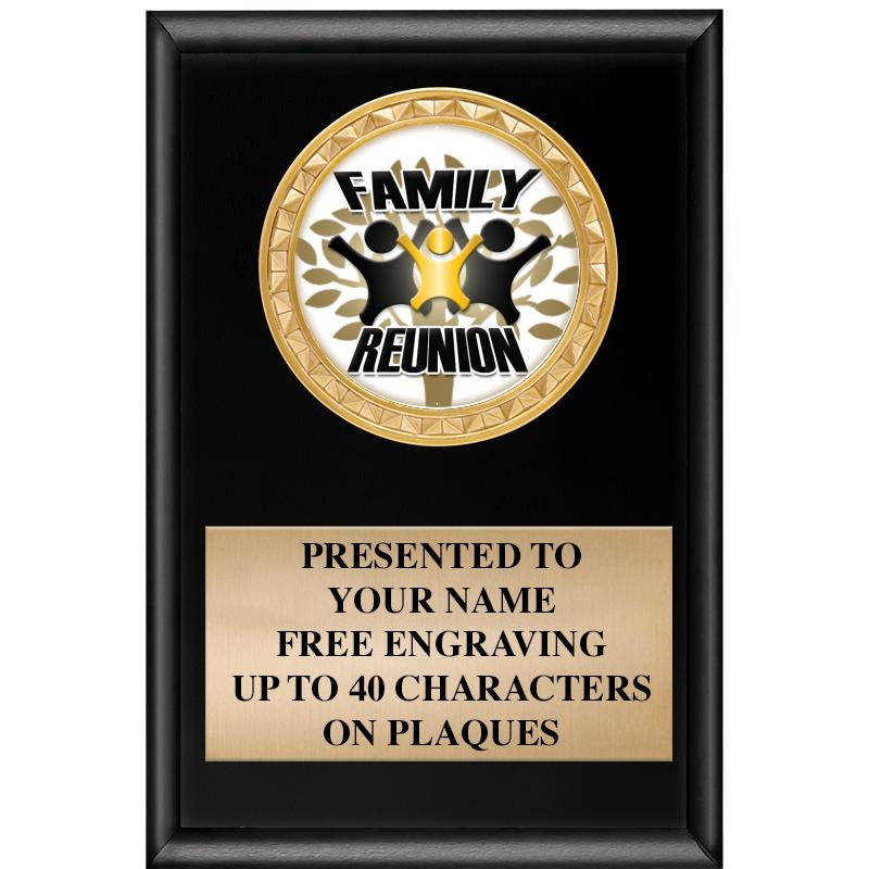 4" X 6" SHINY BLACK INSERT PLQ