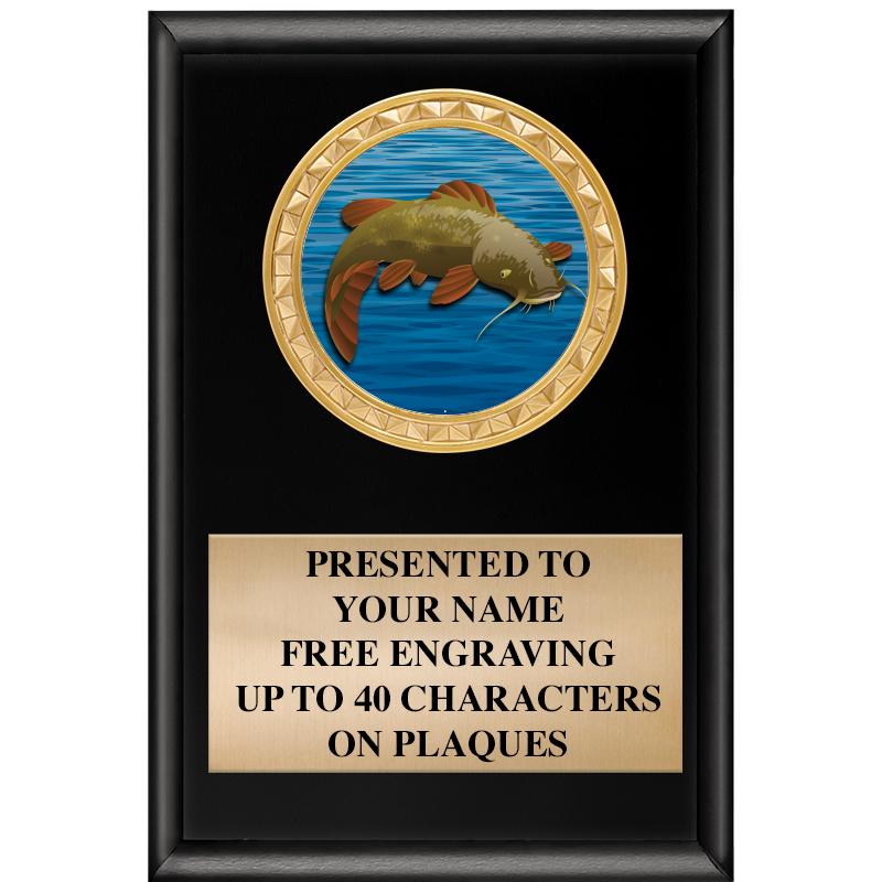 4" X 6" SHINY BLACK INSERT PLQ