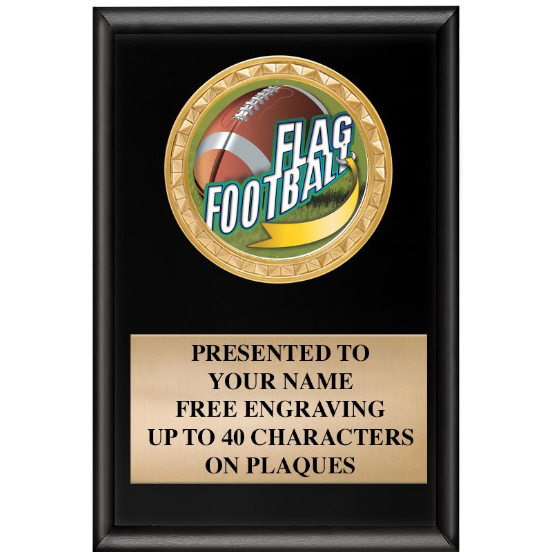 4" X 6" SHINY BLACK INSERT PLQ