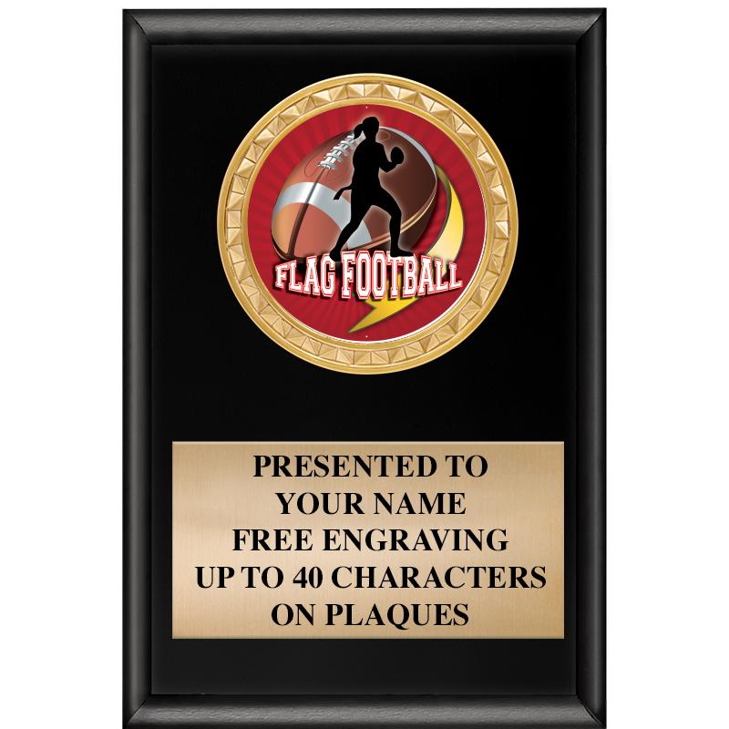 4" X 6" SHINY BLACK INSERT PLQ