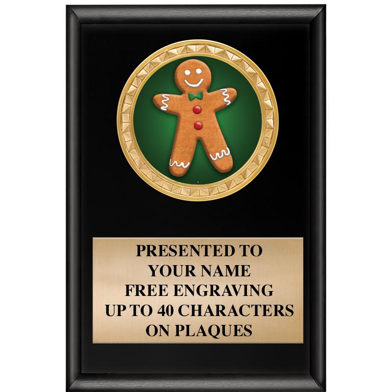 4" X 6" SHINY BLACK INSERT PLQ