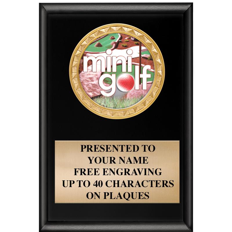 4" X 6" SHINY BLACK INSERT PLQ