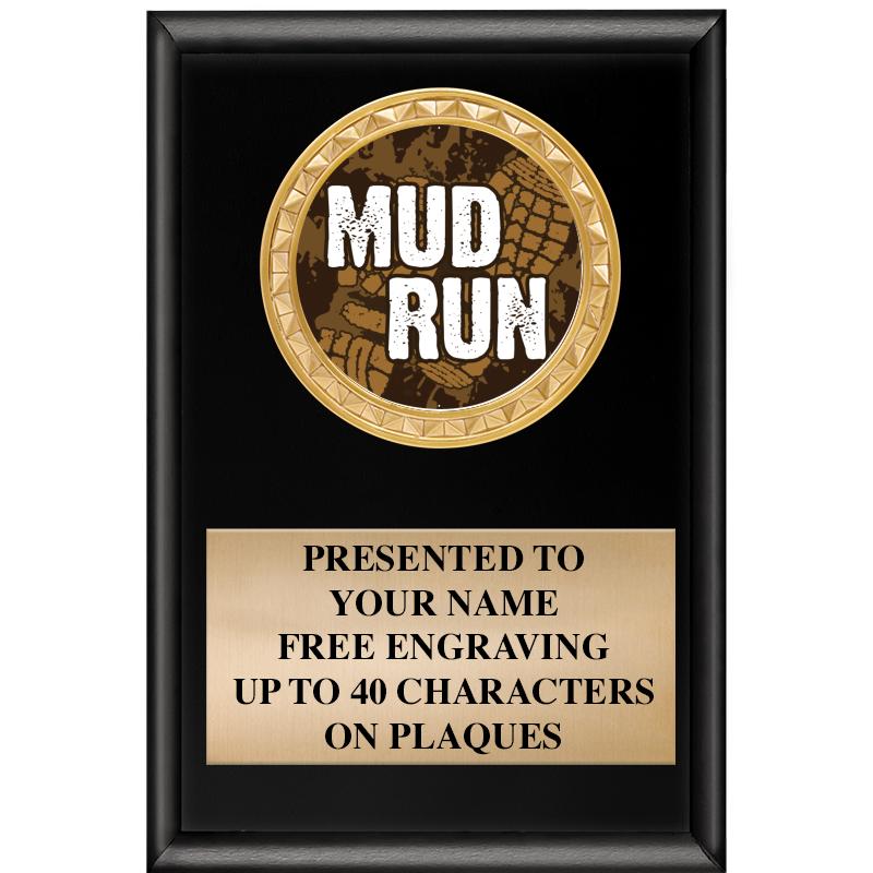 4" X 6" SHINY BLACK INSERT PLQ