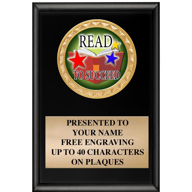 4" X 6" SHINY BLACK INSERT PLQ