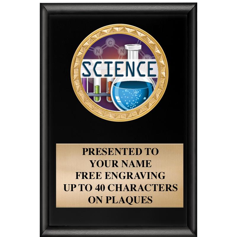 4" X 6" SHINY BLACK INSERT PLQ