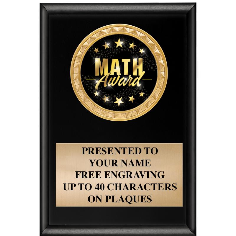 4" X 6" SHINY BLACK INSERT PLQ