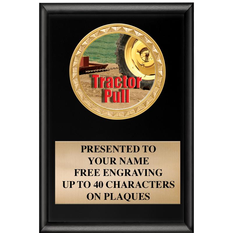 4" X 6" SHINY BLACK INSERT PLQ