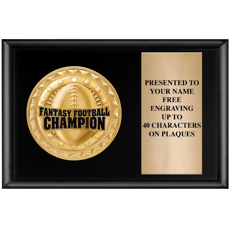 6" X 4" SHINY BLK INSERT PLQ