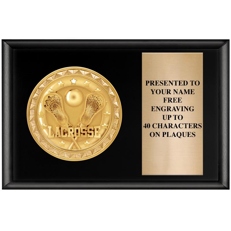 6" X 4" SHINY BLK INSERT PLQ