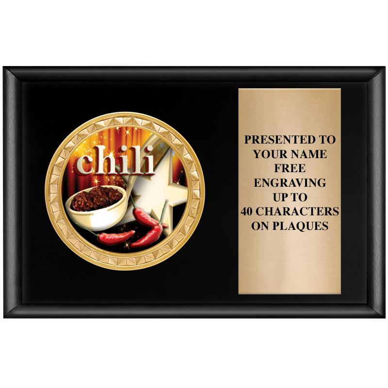 6" X 4" SHINY BLK INSERT PLQ