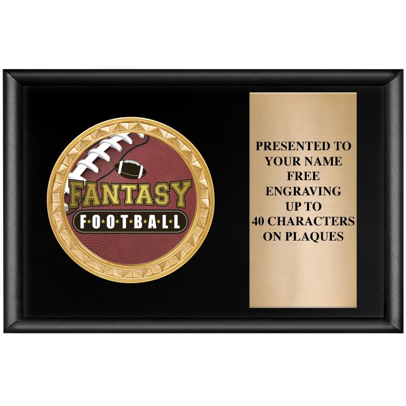 6" X 4" SHINY BLK INSERT PLQ