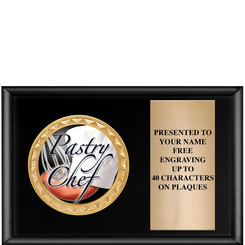 6" X 4" SHINY BLK INSERT PLQ