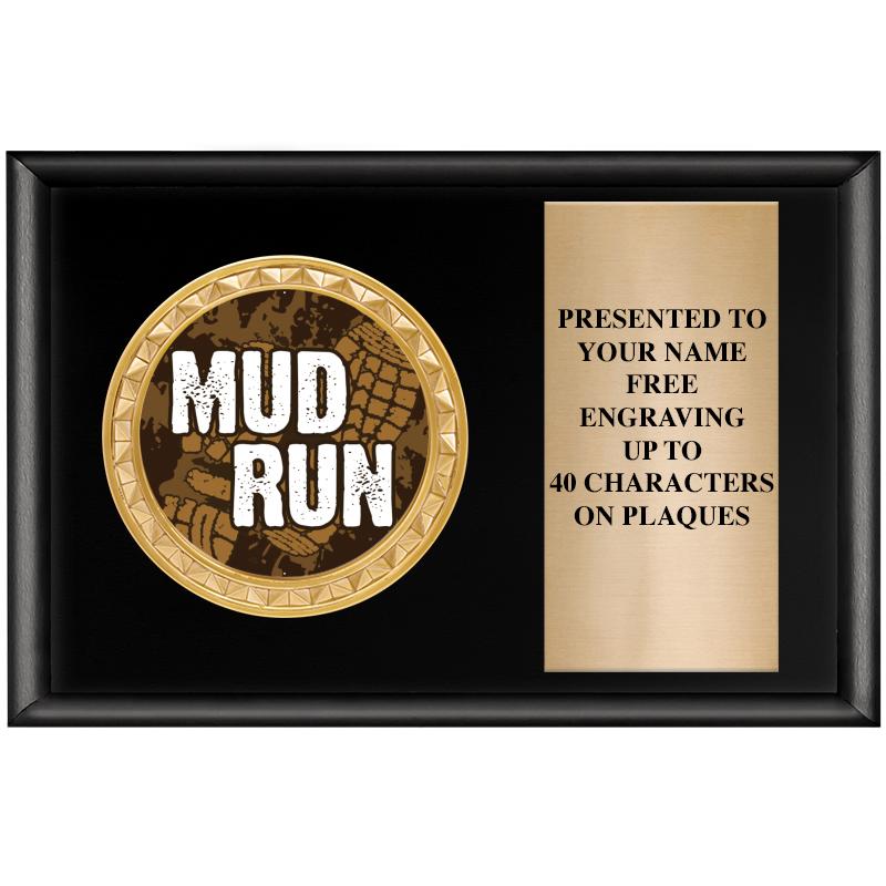 6" X 4" SHINY BLK INSERT PLQ