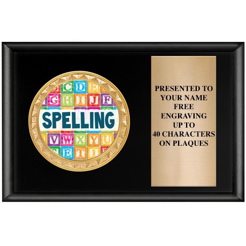 6" X 4" SHINY BLK INSERT PLQ