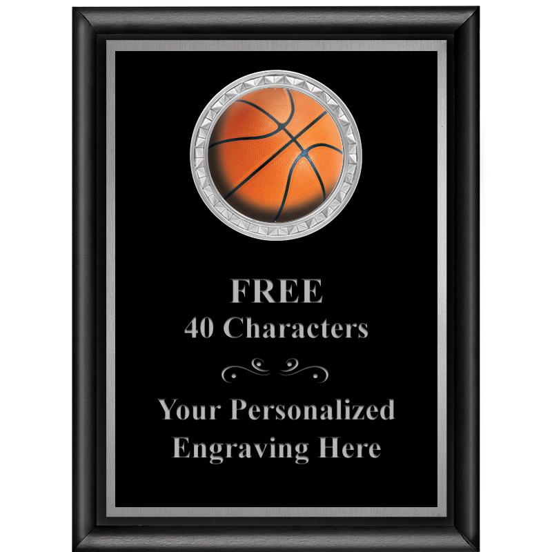 6X8 BLK SHINY EXEC INS PLQ SV