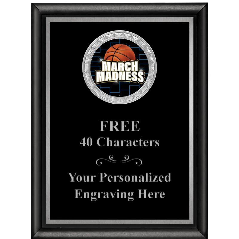 6X8 BLK SHINY EXEC INS PLQ SV