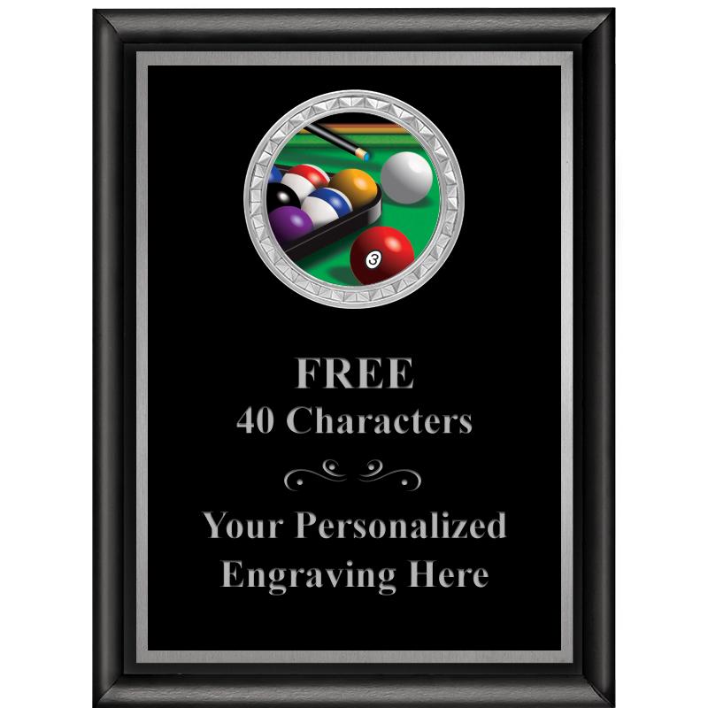 6X8 BLK SHINY EXEC INS PLQ SV