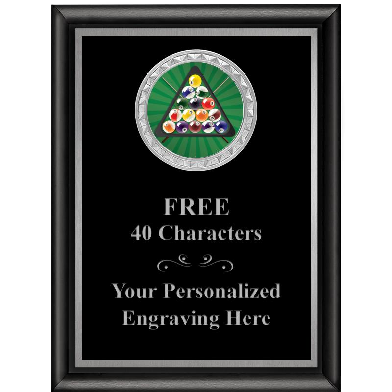 6X8 BLK SHINY EXEC INS PLQ SV